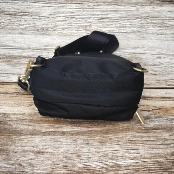 lululemon athletica Black Mini Bag with Gold Accents - Picture 7 of 7